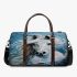 White horse acrylic painting 3d travel bag