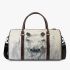 White horse painting 3d travel bag