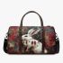 White rabbit with dream catcher 3d travel bag