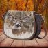 Whitetailed buck portrait saddle bag