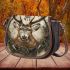 wild trukey with dream catcher Saddle Bag