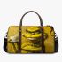 Yellow grinchy broke his front teeth drinking coffee 3d travel bag