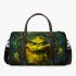 Yellow grinchy smile and dream catcher 3d travel bag