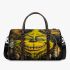 Yellow grinchy smile and dream catcher 3d travel bag