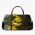 Yellow grinchy smile show he big only 3d 3d travel bag