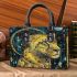 Yellow panther and dream catcher small handbag