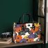 Pattern of flowers maru aronson Small Handbag, Totes, Crossbody, Purse: Bag Gift Idea for Girlfriend, Sitter, Birthday, Women ,Daughter, Mama, Ladies