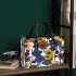 Pattern of flowers maru aronson Small Handbag, Totes, Crossbody, Purse: Bag Gift Idea for Girlfriend, Sitter, Birthday, Women ,Daughter, Mama, Ladies