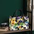 Pattern of flowers maru aronson Small Handbag, Totes, Crossbody, Purse: Bag Gift Idea for Girlfriend, Sitter, Birthday, Women ,Daughter, Mama, Ladies