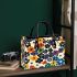 Pattern of flowers maru aronson colors Small Handbag, Totes, Crossbody, Purse: Bag Gift Idea for Girlfriend, Sitter, Birthday, Women ,Daughter, Mama, Ladies