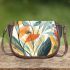 A Touch of Nature Serene Floral Designs Saddle Bag
