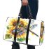 A watercolor painting clipart of dragonfly with sunflowers 3d travel bag
