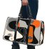 Abstract art line drawing 3d travel bag