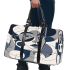 Abstract art vector graphic with shapes and forms 3d travel bag