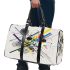 Abstract composition featuring various geometric shapes 3d travel bag