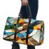 Abstract composition with geometric shapes 3d travel bag