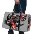 Abstract koi fish swirling colors and graceful curves 3d travel bag