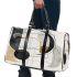 Abstract line drawing 3d travel bag