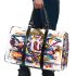 Abstract painting in the style of abstract graffiti 3d travel bag