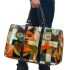 Abstract painting of an animal in the style of cubism 3d travel bag