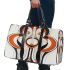 Abstract symmetrical line drawing 3d travel bag