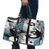 Abstract vector illustration of digital art 3d travel bag