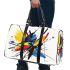 Abstract with the shape of a butterfly 3d travel bag