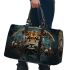 Angry leopard with dream catcher 3d travel bag