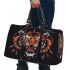 Angry tiger with dream catcher 3d travel bag