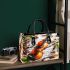 ants and music notes and violin with green leaves Small Handbag