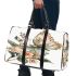 Beautiful butterfly with flowers on its wings 3d travel bag