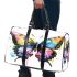 Beautiful colorful watercolor butterfly 3d travel bag