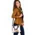 Beautiful deer full body standing on the ground shoulder handbag