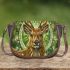 Beautiful deer with large antlers saddle bag