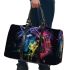 Beautiful horse with rainbow colors 3d travel bag