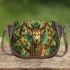 Beautiful stag with large antlers saddle bag