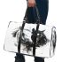Beautiful watercolor and black and white horses 3d travel bag