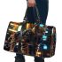 Bengal Cat in Cybernetic Enhancements 3D Travel Bag