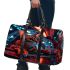 Bengal Cat in Retro Sci Fi Adventures 1 3D Travel Bag