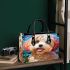 Bubbly bichon bliss small handbag