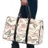 Butterflies and butterfly patterns in soft pink 3d travel bag