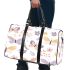 Butterflies and flowers pattern 3d travel bag