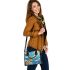 butterflies fly to the saxophone and musical notes Shoulder Handbag