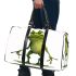 Cartoon frog standing on its hind legs 3d travel bag