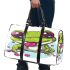 Cartoon frog with its tongue sticking 3d travel bag