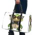 Cartoon turtle with glasses and bow tie 3d travel bag