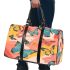 Colorful butterflies flying 3d travel bag