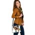 Colorful horse with tree branches growing from its body shoulder handbag