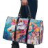 Colorful unicorn painting 3d travel bag