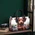 Contemplative canine a dog's view of the world small handbag